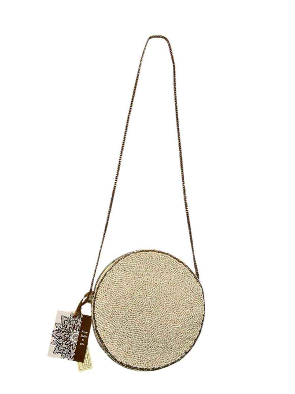 Pink Donut Beaded Crossbody Bag - Picture 4 of 5